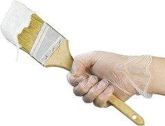 GLOVEPLUS Industrial Clear Vinyl Gloves, Latex Free, Powder Free, Food Safe,