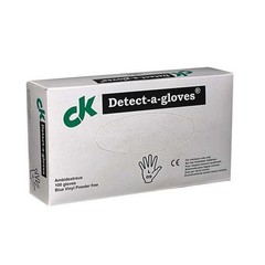 Zoro Select 516983 Disposable Gloves, 5 Mil Palm, Vinyl, Powder-Free, L (9),,