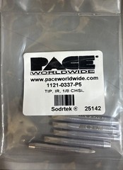 Pace 1121-0337-P5 Soldering Tip, 1/8″, Chisel, 3.2mm Diameter, 5/Pkg, PS-90