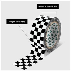 Checkered Flag Packing Tape – 100 Yards