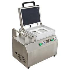 110V/60Hz Bench Vacuum Sealer 2 Slots Commercial Vacuum Skin Packaging Machine