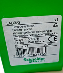 NEW SCHNEIDER ELECTRIC LADR23 TIME DELAY BLOCK 0.1-30 S FREE EXPRESS SHIPPING