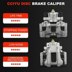 Rear Left Right Brake Calipers Assembly w/Bracket 19B7110 For BMW 2013-2021