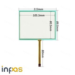 For V280-18-B20B Vision280 Membrane Switch keypad with Touch screen glass