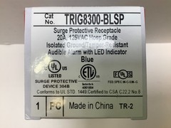 Pass Seymour TRIG8300-BLSP Tamper Resistant Surge Protective Receptacle 20A 125V