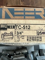 NOS 53-PACK LOT NEER TC-512 Set scew EMT Fitting connector Conduit 3/4″ coupling