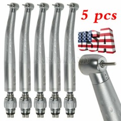 USPS 5 Yabang Dental High Speed Handpiece with 4 Holes Quick Coupler Swivel