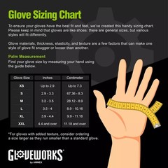 Gloveworks 8 mil Disposable HD Nitrile Gloves, Pack of 100, XLarge, Green