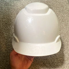 3M White Hard Hat ANSI Type 1 Class C Ratchet Suspension CHH-V-RICHHLV-P