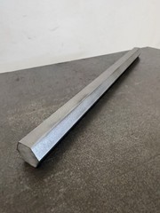 Steel Hex Bar 12L14 – 3/4″ x 12″ – Cold Drawn Machinable Rod for Metalworking
