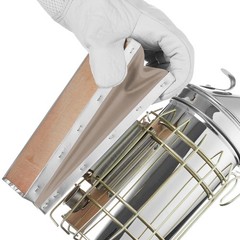 Bee Hive Smoker Stainless Steel with Heat Shield Calming Beekeeping Equipment