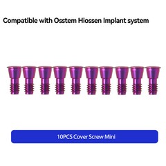 Dental Cover Screws Mini Regular for Osstem Hiossen Healing Abutment Hex 1.2