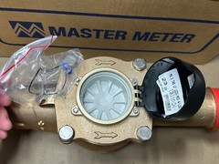 Master Meter MS Multi-Jet Lead Free Brass Water Meter 2″ Threaded w/o Register
