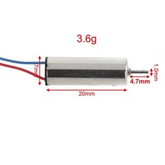 Reliable Coreless Motor for DIY Hobby Toy Model 7mm x 20mm 24000RPM 12V DC