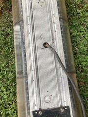 Amber White Halogen Tow Light, 47 Inch Long, Public Safety Equipment