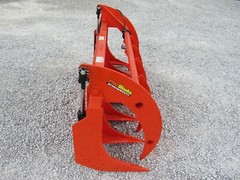 72″ Brush Root Rake Clam Grapple Attachment Fits Skid Steer Tractor Quick Attach