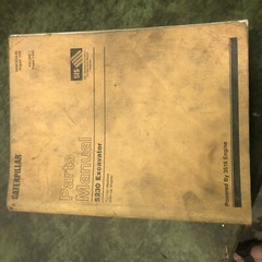 CAT CATERPILLAR 5230 EXCAVATOR PARTS CATALOG MANUAL BOOK 7LL VOL I, 2 AND 3