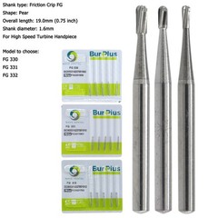Wave Dental Carbide Burs Round Bur FG High Speed 330 1/4 6 245 557 Friction Grip