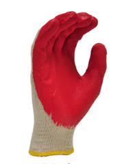 WHOLESALE Red Latex Dipped Gloves Rubber Palm Coated Work Gloves, ALL PURPOSE