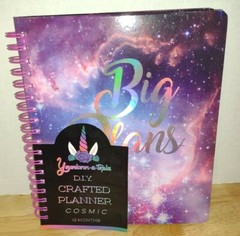 DIY Crafted Cosmic Planner 12 Months Junk Journal 190 Pages Younicorn-a-topia