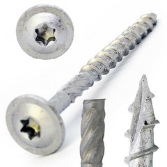 #14 x 3″ Construction Lag Screws CTX Structural Timber Star Drive Type 17 Pt