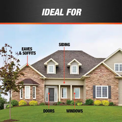Dynaflex 230 10.1 Oz. White Premium Elastomeric Exterior/Interior Window, Door a