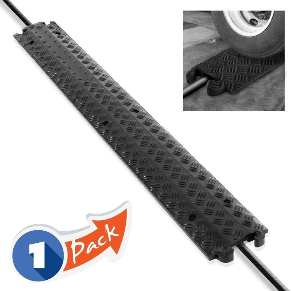 Pyle Cable Protector Cover Ramp – Cord/Wire Safety Concealment Track