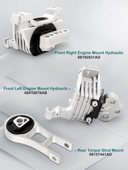 2014-2021 Cherokee 2015-2019 Chrysler 200 2.4L 3PCS Engine & Transmission Mounts