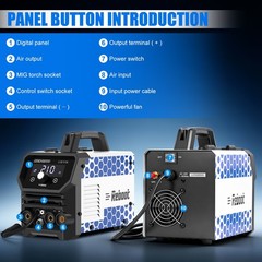 Reboot 210A MIG Welder,4-in-1 120V Welding Machine