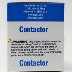 Supco DP402402 Contactor 40 FLA 50 RLA 240 Volts 2 Pole