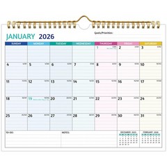 Wall Calendar 2026-2027 – 2 Year 2026-2027, 11 x 8.5 In, Jan 2026 -…