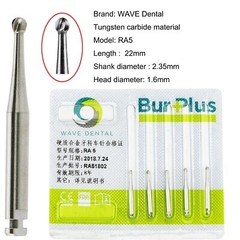 WAVE Dental Bur Carbide Round Latch RASURG L Surgical LA 22mm 26mm 34mm Length