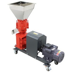 220V 150-200KG/h 3mm Feed Pellet Mill Machine Feed Pelletizer with 4 Rollers