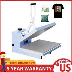16″x20″ Digital Clamshell T-Shirt Heat Press Machine Transfer Sublimation Print
