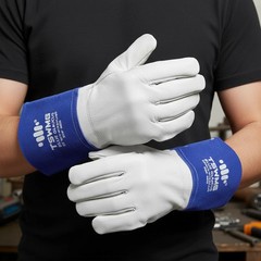 Leather Welding Gloves Heat Fire Resistant TIG MIG Leather Work Gloves for Men