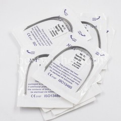 10 Packs Dental Ortho Archwire Super Elastic NITI Arch Wire Ovoid/Natural/Square