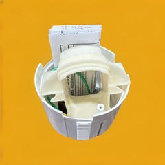 🔥1 Unit ~ Hubbell CFBS1R4CUP 1-Gang Round Floor Box Mounting Cup For CFBS 🔥