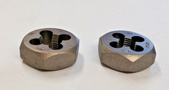 Hanson 3/8-24 Hex Die USA 2 Pcs