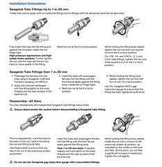 Swagelok 1/8 Tube OD x 1/8 NPT Male Branch TEE Threaded Pipe 316 Stainless Steel