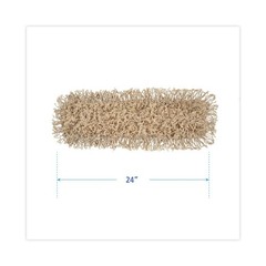 Boardwalk 1324 24″ x 5″ Industrial Hygrade Cotton Dust Mop Head – WHT New