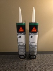 Sika Flex 221 Multi-purpose Polyurethane Sealant/ Adhesive, 2 Pack, Color Gray