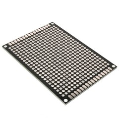 5cm x 7cm Black PCB Printed Circuit Board, 5 Pack, 432 Holes, 32 Pads