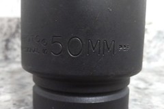 Proto J10050ML 50mm Socket Size 1 In Drive Size 6-Point Metric Impact Socket