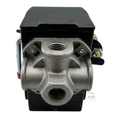 Heavy Duty Pressure Switch Air Compressor Control Valve 140-175 PSI 4 Port 25amp