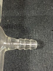 SYNTHWARE Glass 180mm 19/22 Taper Joint Distillation Liebig Condenser