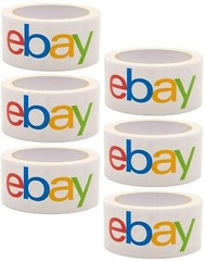 24 Rolls Ebay Color Shipping and Packing Tape 2″ 75 Yard 2.7mil Thick