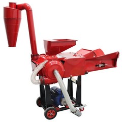Grass Cutting&Kneading&Crushing All-in-one Machine w/Self-priming&Conveyor 220V