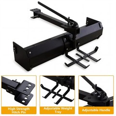 42″ Steel Adjustable Tow Behind Box Scraper Blade For Lawn Garden Tractors