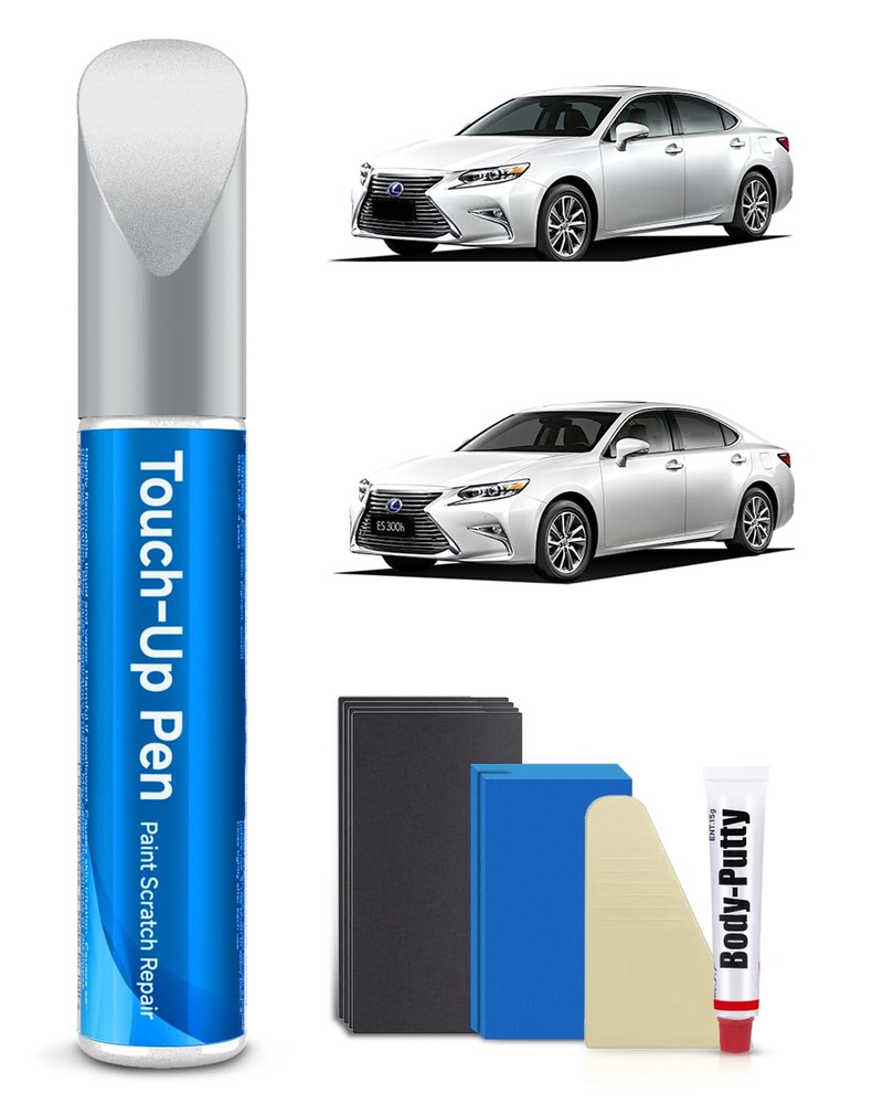 077 Pearl White/Starfire Pearl Touch Up Paint Kit Compatible with Lexus Exact…