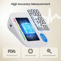 RENPHO LCD Blood Pressure Monitor Wrist Upper Arm Blood Pressure Machine, FSA
